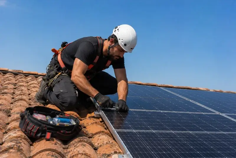 Maintenance et monitoring de panneaux solaires à Saint-Agne