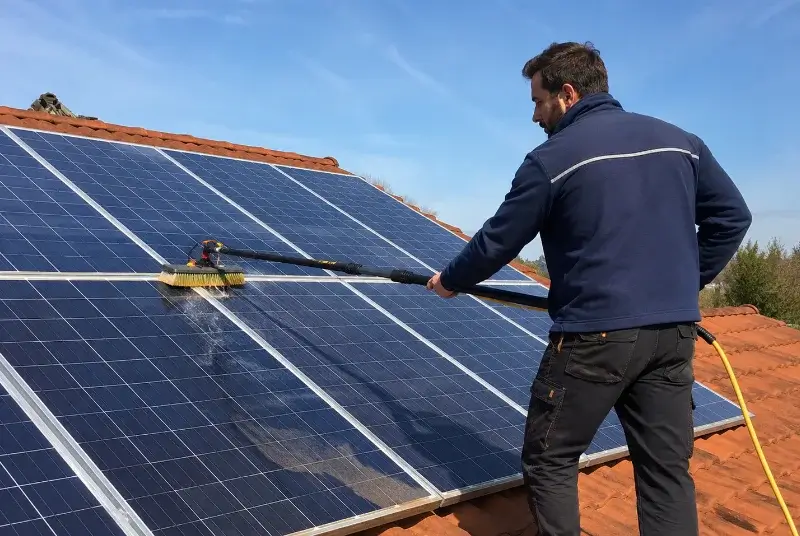 Nettoyage et entretien de panneaux solaires à Saint-Agne